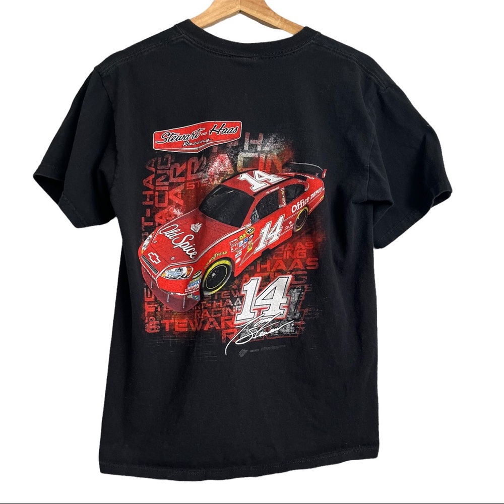 Vintage Tony Stewart Nascar Racing Graphic Tee Shirt